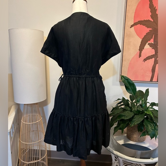 Country Road Ruched Tie Mini Dress - Picture 5 of 7